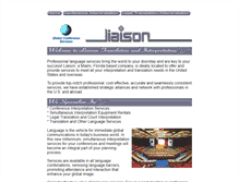 Tablet Screenshot of liaisonservices.com
